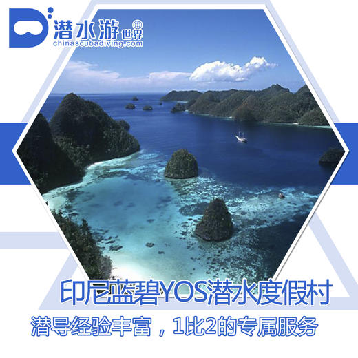 【度假村】印尼蓝碧YOS 潜水度假套餐--潜导经验丰富，适合摄影师 商品图0