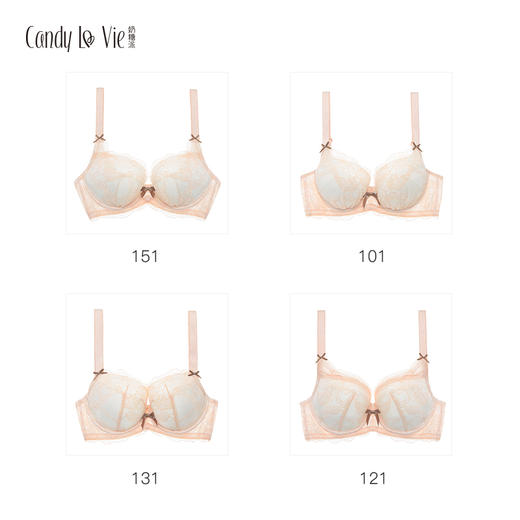 告白 花香肤 小清新大罩杯 内衣大码少女文胸 商品图4