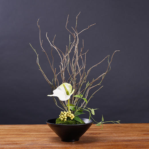 原野 现代中式仿真花艺套装 艺术插花假花 商场会所酒店客厅装饰花摆件 花钵盆栽景观花 商品图8