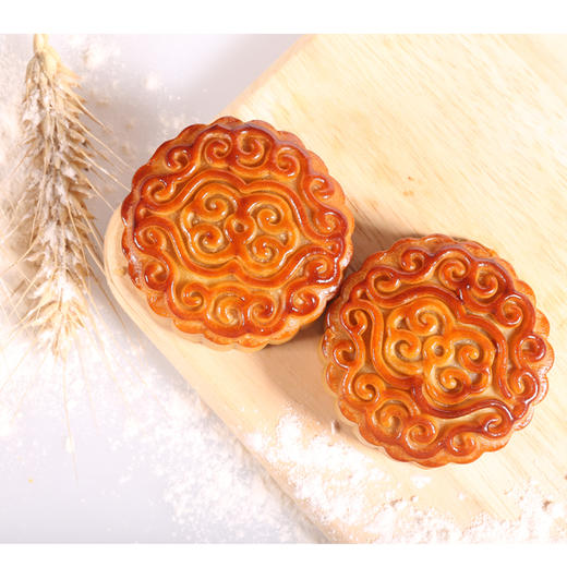 【三选一】金装五仁/莲蓉蛋黄/流心奶黄月饼 商品图2
