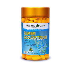 （永久下架）澳洲Healthy Care 天然牛初乳片 200粒