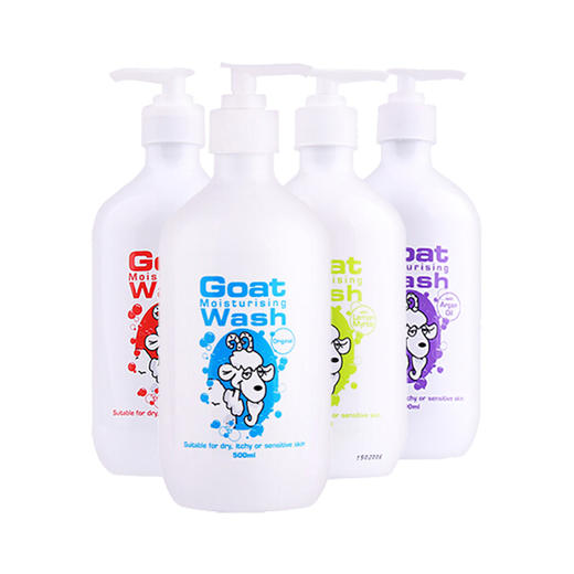 （永久下架）澳洲Goat Soap 山羊奶沐浴露（蜂蜜味、柠檬味、摩洛哥油、原味） 500ml 商品图0