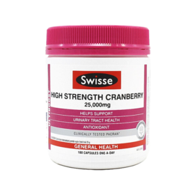 （永久下架）澳洲Swisse瑞思 高浓度蔓越莓精华胶囊 180粒