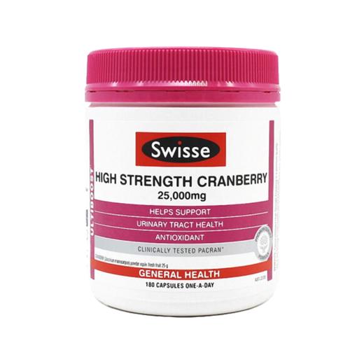 （永久下架）澳洲Swisse瑞思 高浓度蔓越莓精华胶囊 180粒 商品图0