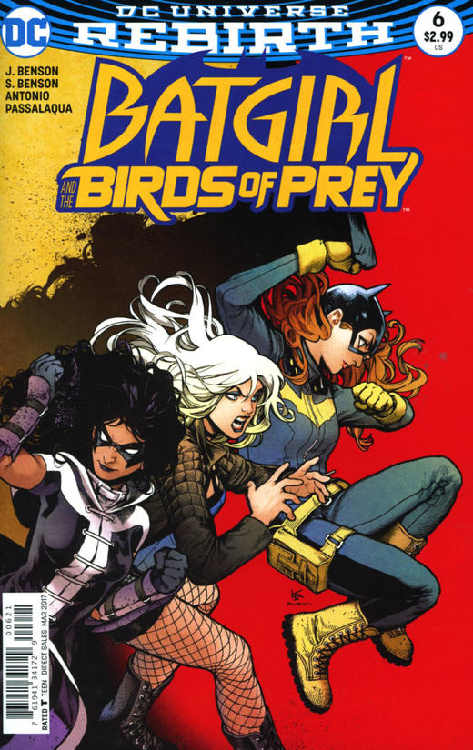 蝙蝠女孩和猛禽小队 斜线 Batgirl and the Birds of Prey（2016）变体 商品图3