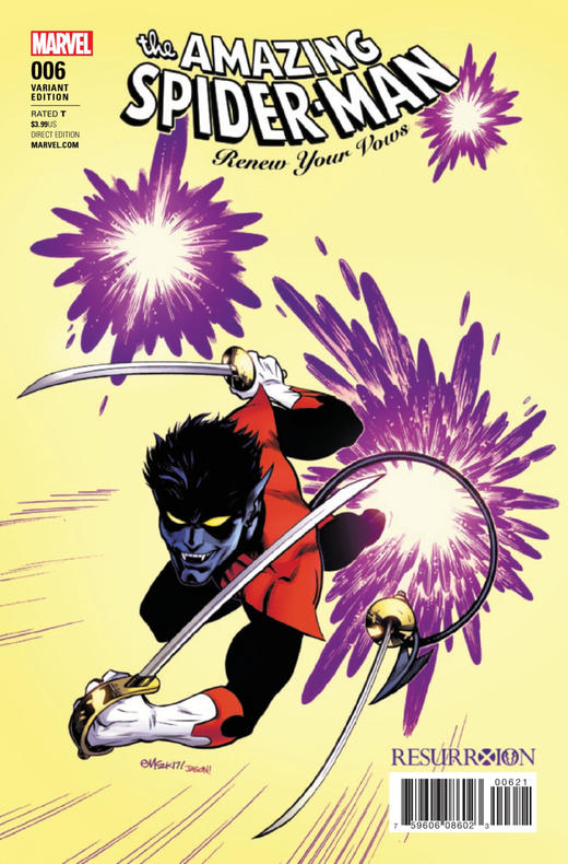 神奇蜘蛛侠 再续誓言 支线 Amazing Spider Man Renew Your Vows V2（2016）变体 商品图2