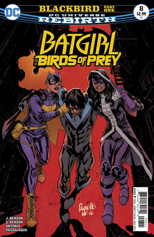 蝙蝠女孩和猛禽小队 斜线 Batgirl and the Birds of Prey（2016）普封 商品图3