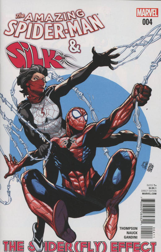 蜘蛛侠/蛛丝 蜘蛛效应 斜线 Amazing Spider Man and Silk The Spiderfly Effect（2016）普封 商品图0