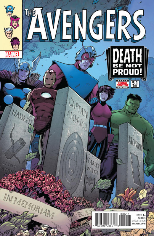 复仇者联盟 V6 1.1-5.1 主刊 Avengers V6 1.1-5.1（2017）普封 商品图0
