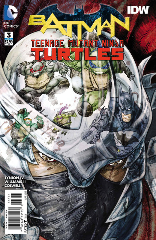 蝙蝠侠/忍者神龟 V1 斜线 Batman Teenage Mutant Ninja Turtles V1（2016）普封 商品图3
