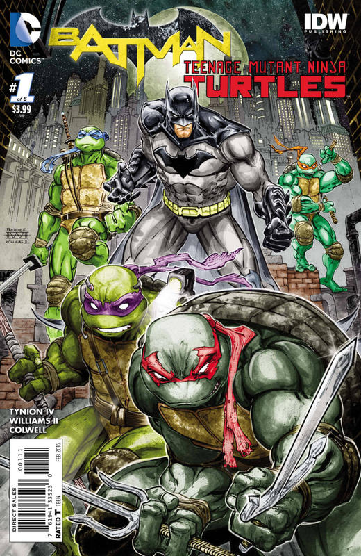 蝙蝠侠/忍者神龟 V1 斜线 Batman Teenage Mutant Ninja Turtles V1（2016）普封 商品图5