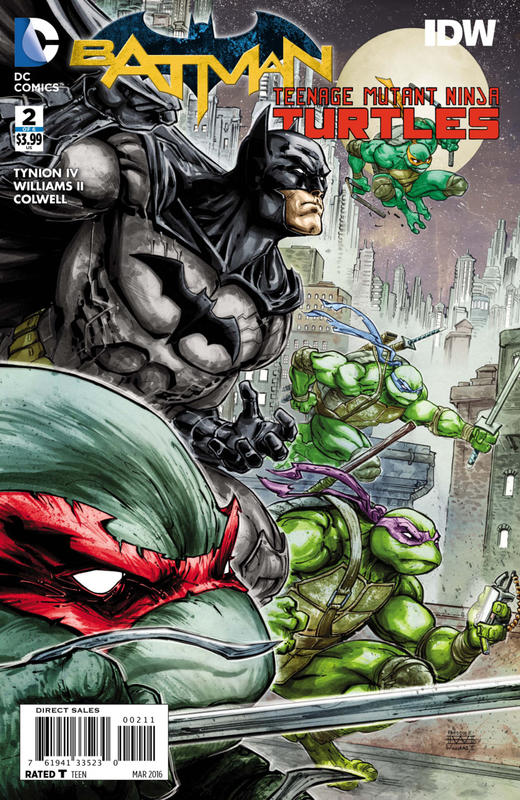 蝙蝠侠/忍者神龟 V1 斜线 Batman Teenage Mutant Ninja Turtles V1（2016）普封 商品图4