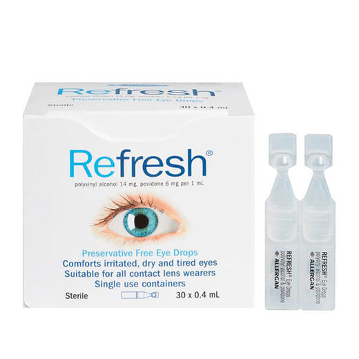 （永久下架）澳洲Refresh 抗疲劳眼药水 30支装 商品图0
