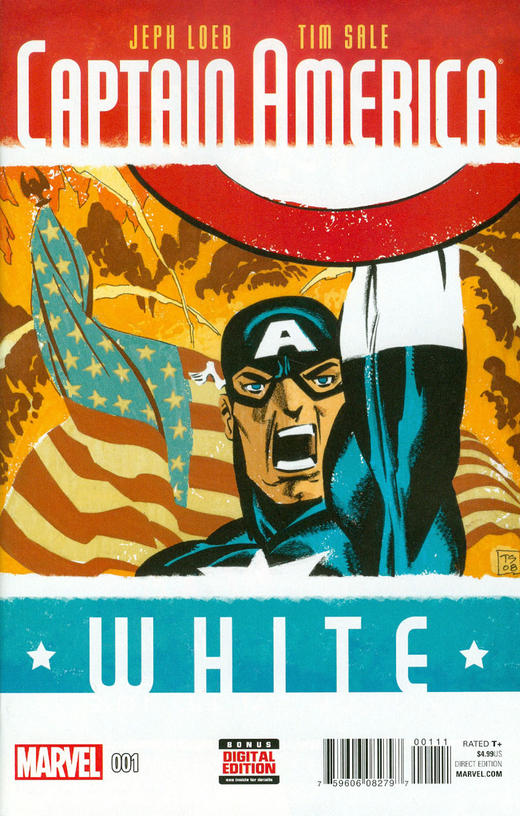 美国队长 白 支线 Captain America White（2015）普封 商品图4