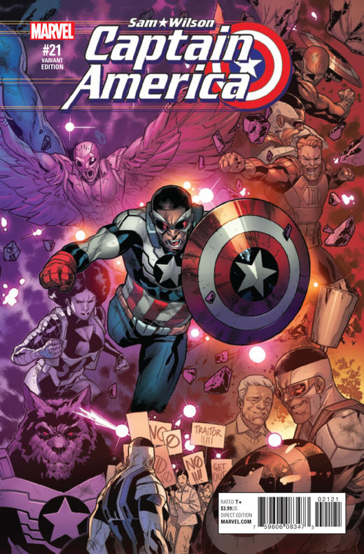美国队长 山姆威尔逊 主刊 Captain America Sam Wilson（2015）变体 商品图0