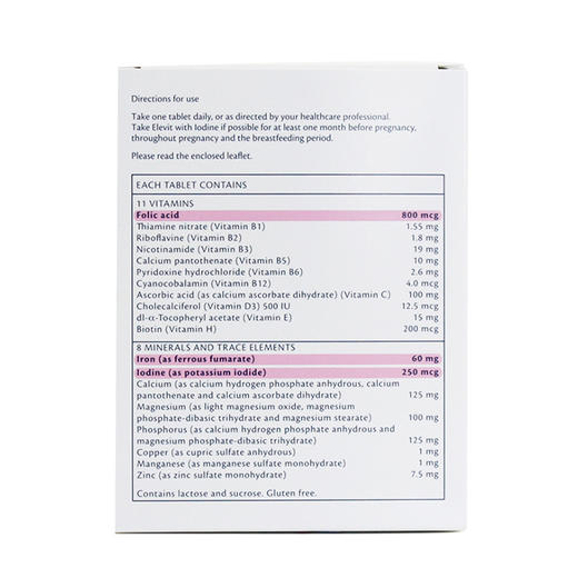 （永久下架）澳洲ELEVIT 女性爱乐维 100粒 商品图2