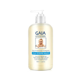 （永久下架）澳洲GAIA 婴幼儿洗发沐浴二合一 500ml大瓶装