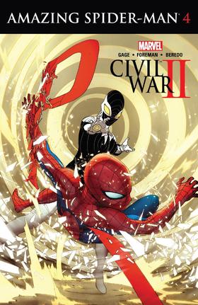 内战2神奇蜘蛛侠 支线  Civil War II Amazing Spider Man（2016）普封