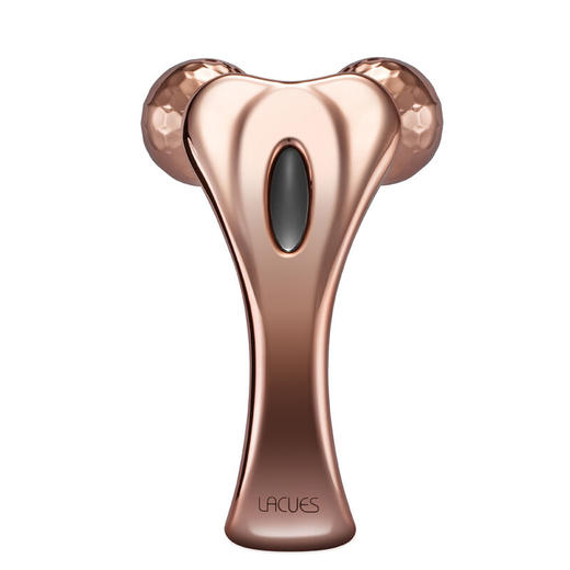 （永久下架）澳洲Lacues 24k玫瑰金 微电流瘦脸仪 脸部按摩器滚轮v脸 商品图1