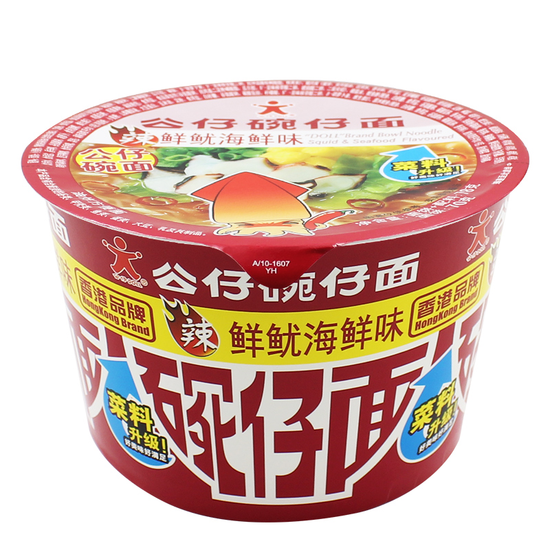 公仔面鱿鱼海鲜味85g