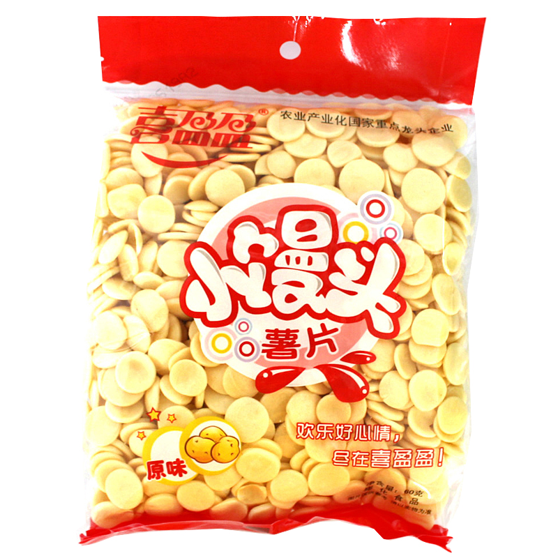 【两种口味】 喜盈盈小馒头薯片60g 原味/奶酪味 (膨化类)