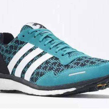 阿迪达斯Adizero Adios Boost 3绿色款 波士顿马拉松限量版跑鞋 商品图0