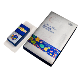 蓝色·典雅 专属定制中秋月饼礼盒