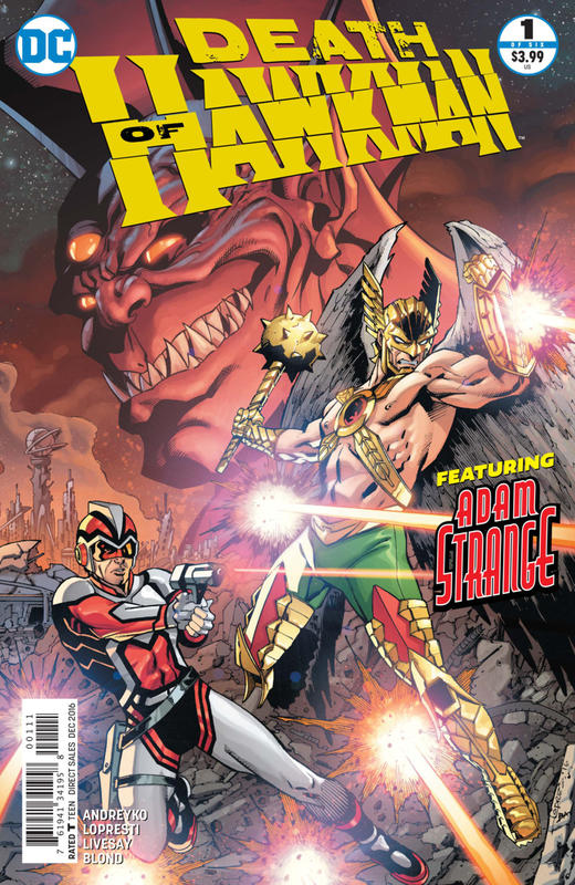 鹰侠之死 支线 Hawkman and Adam Strange out of Time Death of Hawkma（2016） 商品图5