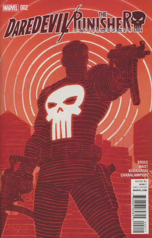 夜魔侠/惩罚者 斜线 Daredevil/Punisher（2016）普封 商品图2