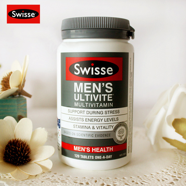 swisse 男性复合维生素 120粒 提高免疫力 保护肝脏/视力健康