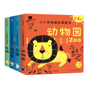 小小手指推拉滑板书系列（4册）