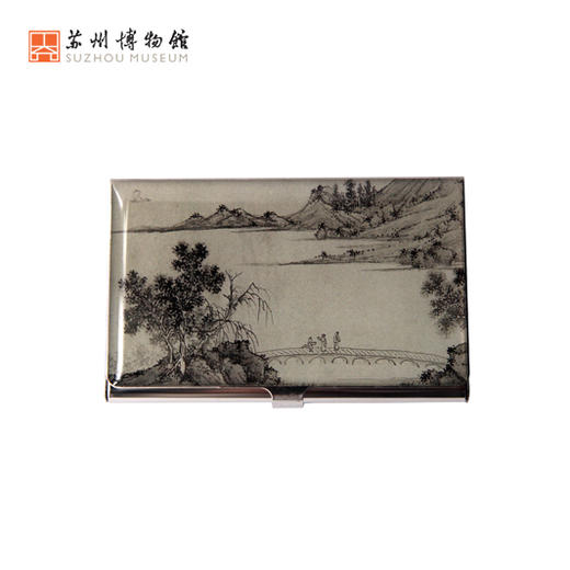 文徵明三绝图 不锈钢名片盒 商品图1