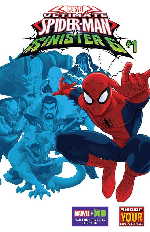 动画终极蜘蛛侠 邪恶六人组 支线 Marvel Universe Ultimate Spider Man Vs Sinister Six（2016）普封 商品图1