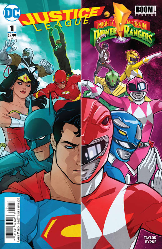 正义联盟/恐龙战队 斜线 Justice League/Power Rangers（2017）普封 商品图5