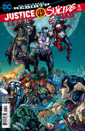 正义联盟 vs 自杀小队 斜线 Justice League VS Suicide Squad（2017）普封