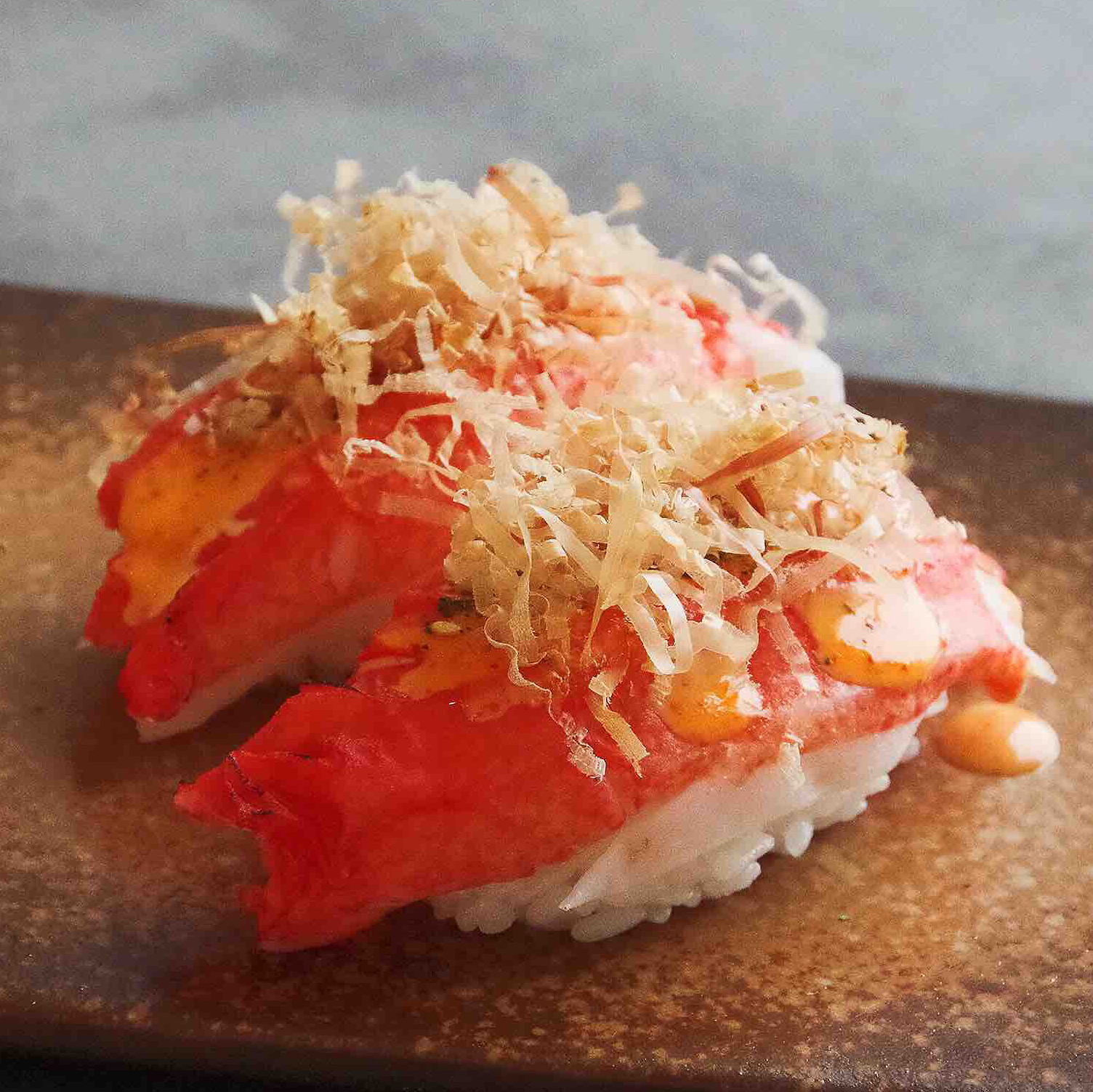 熟|辣味炙烧北海道蟹肉握寿司