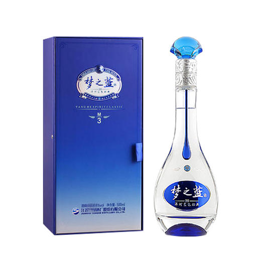 52度梦之蓝(M3)500ml 2瓶装（礼品卡） 商品图0