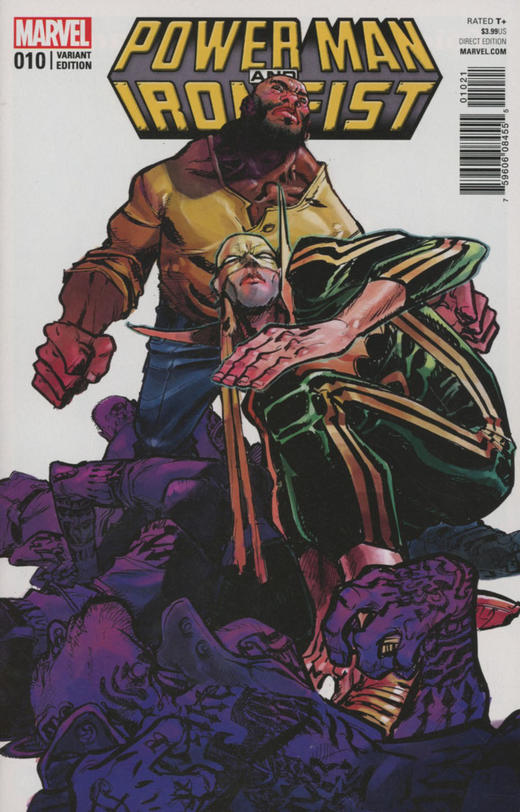 铁拳&卢克·凯奇V3 斜线 Power Man and Iron Fist V3 （2016）变体 商品图1