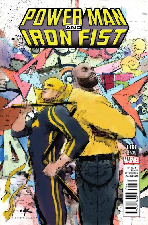 铁拳&卢克·凯奇V3 斜线 Power Man and Iron Fist V3 （2016）变体 商品图6