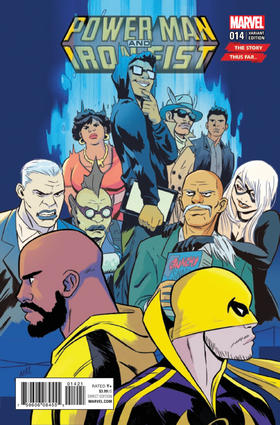 铁拳&卢克·凯奇V3 斜线 Power Man and Iron Fist V3 （2016）变体