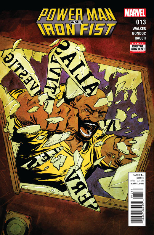 铁拳&卢克·凯奇V3 斜线 Power Man and Iron Fist V3 （2016）普封 商品图2