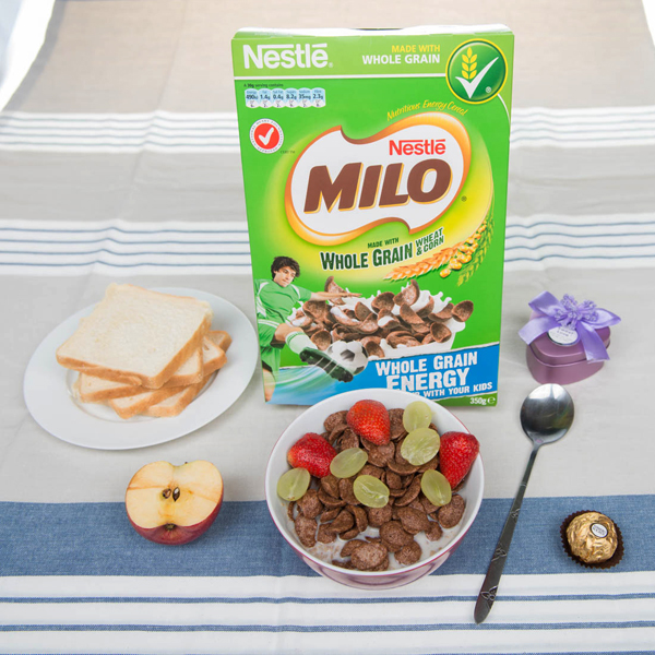 nestle milo 雀巢美禄 全谷物麦片 巧克力口味(700克