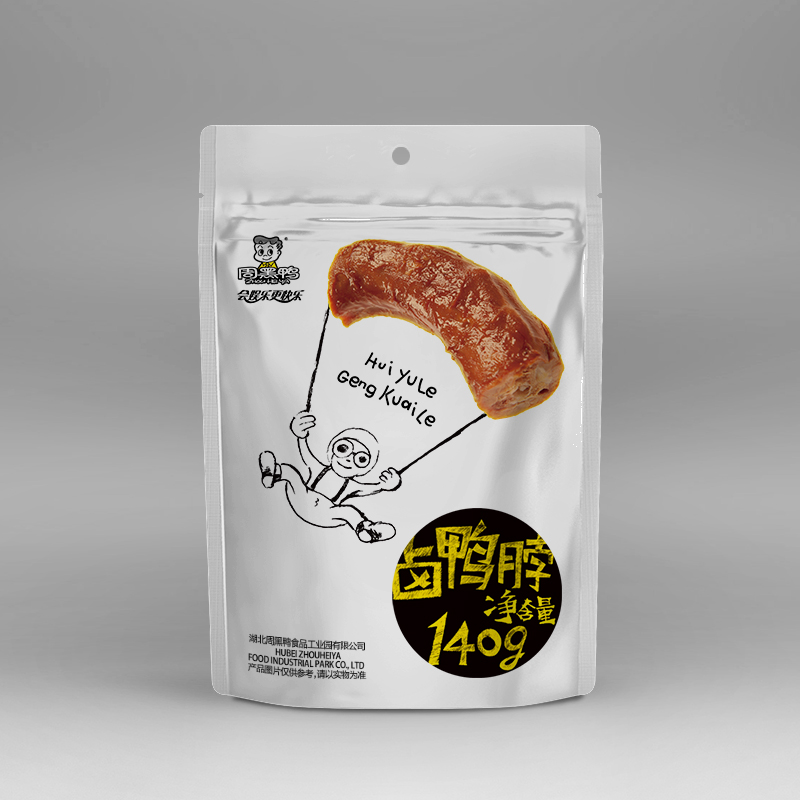 【周黑鸭】真空包装鸭脖140g 武汉特产食品零食小吃