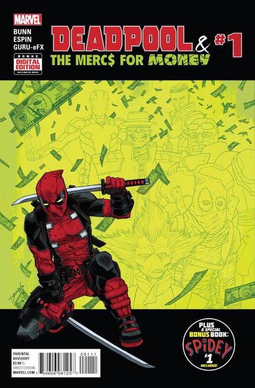 死侍和雇佣兵团 V1 支线 Deadpool and Mercs for Money V1（2016）普封 商品图4