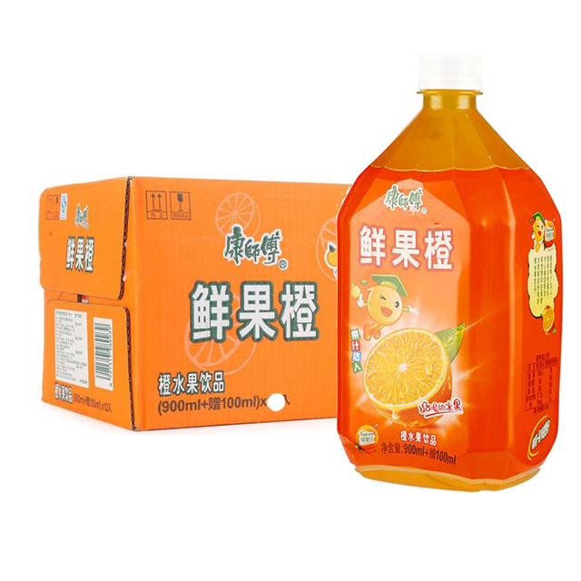 康师傅 鲜果橙 1l*8瓶/箱