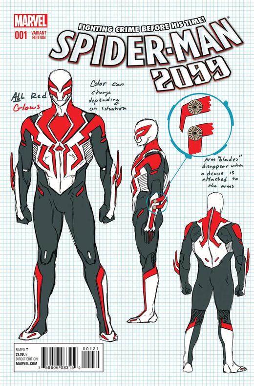 蜘蛛侠 主刊 Spider Man 2099 V3（2015）变体 商品图6