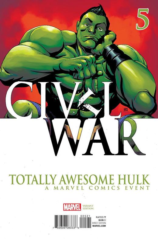 浩克 绿巨人 主刊 Totally Awesome Hulk V1（2015）变体 商品图5
