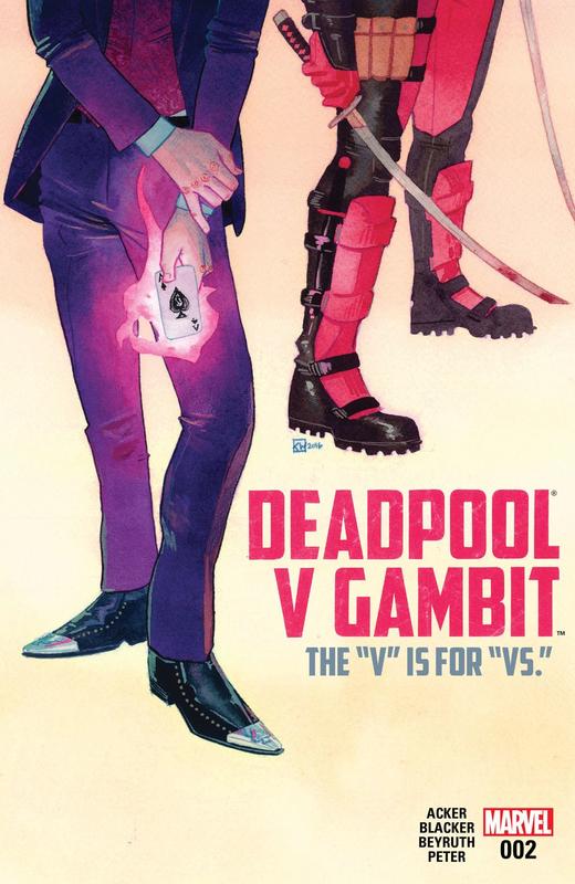 死侍VS牌皇 斜线 Deadpool VS Gambit（2016）普封 商品图3