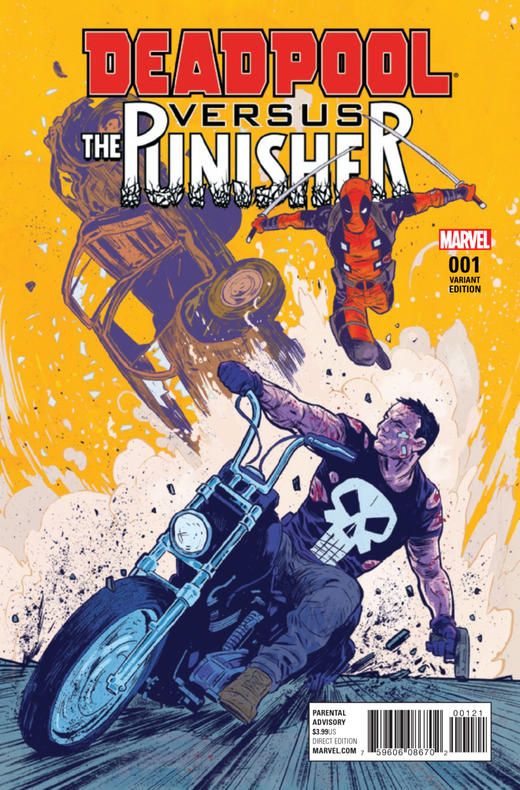 死侍VS惩罚者 斜线 Deadpool Vs Punisher（2017）变体  商品图5