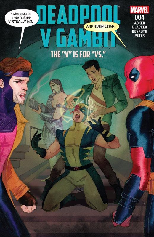 死侍VS牌皇 斜线 Deadpool VS Gambit（2016）普封 商品图1